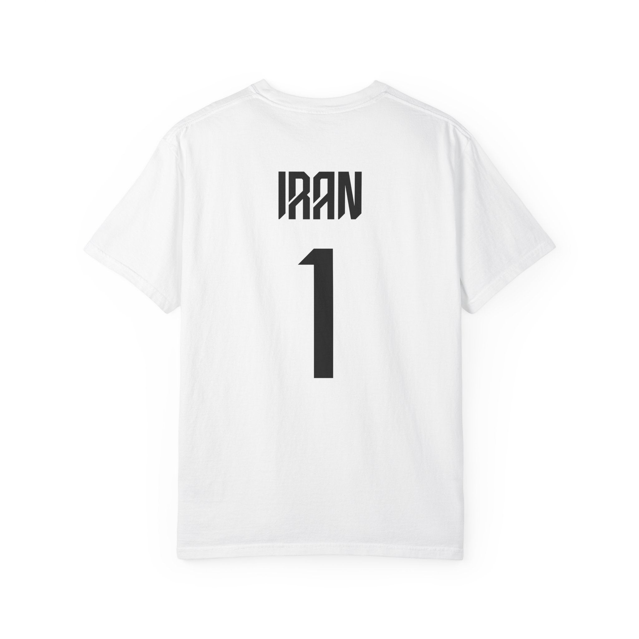 #1 MY FLAG - Iranian Blood T-shirt | IRAN 1 back number