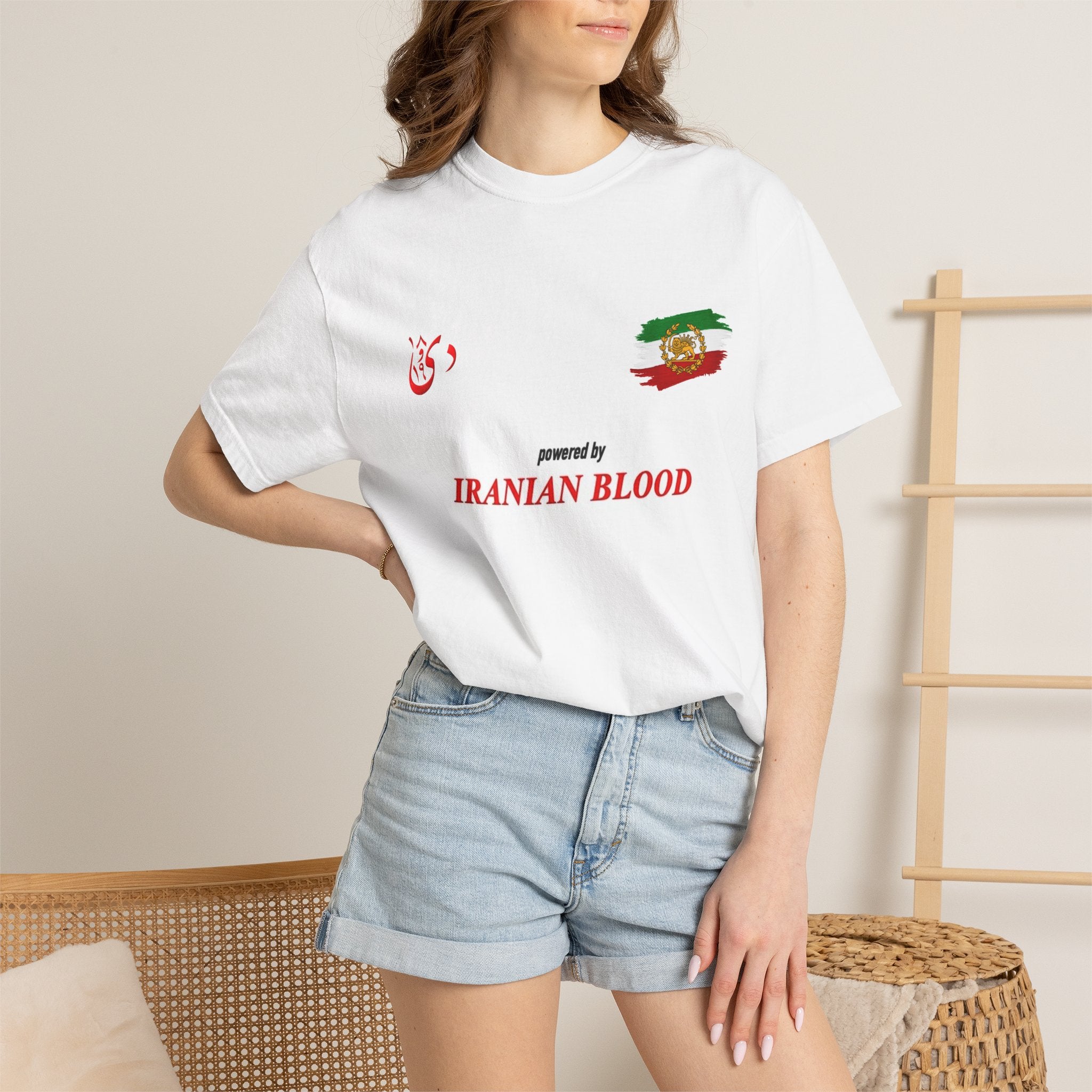 #22 MY FLAG - Iranian Blood T-shirt | Mahsa Amini  22 back number